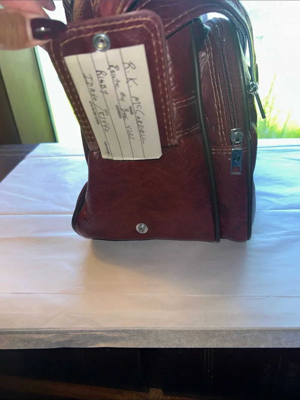 Samsonite Silhouette II Unisex Burgundy Carry On Bag
